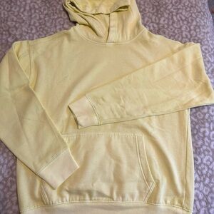 Aeropostale light yellow boxy hoodie